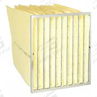 GRAINGER Pocket Air Filter: 24 in x 20 in x 15 in, MERV 14, Yellow, Synthetic, 10 Pockets (MPN 5M352). Key specifications — Display Sell UOM: EA; Brand: GRAINGER; Media Material: Synthetic; Performance Rating: MERV 14.