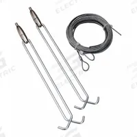 LITHONIA LIGHTING Aircraft Cable Hanging Kit: 120 in Lg, 1/6 in Wd, High Gloss Baked Enamel (MPN ZACVH M100). Key specifications — For Use With: Low-Profile Z LED Strip Channel; Includes: Aircraft Cable; Accessory Type: Aircraft Cable Hanging Kit; Finish: High Gloss Baked Enamel; Brand: LITHONIA LIGHTING.