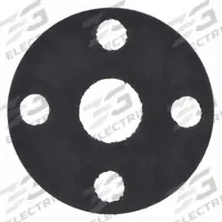 Full Face Flange Gasket: Class 150, Neoprene, For 3 in Pipe, 1/8 in Thick, 3 1/2 in Inside Dia (MPN 9071FF-0150-125-0300). Key specifications — Brand: APPROVED VENDOR.