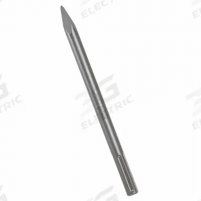 BOSCH Chisel Bit: 1/4 in Head Wd, 12 in Overall Lg - Chisel Bits for SDS-Max Hammer Drills