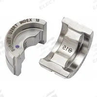 BURNDY Upper and Lower Crimping Die: 4/0 AWG Copper Lug, YA/YS, 1 Sizes, 12 ton Max Crimping Force (MPN U28RT). Key specifications — attr511073: YS; attr511072: Copper; attr473934: BURNDY; attr511069: Purple; attr542116: 4/0 AWG Copper Lug; attr511067: PUADP1.