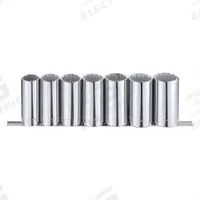 WESTWARD Socket Set: 1/2 in Drive, 7 Piece, 12-Point, SAE, 1 3/8 in to 1 in (MPN 53PN64). Key specifications — attr1224269: 1/2 in; attr1204685: Tether Ready; attr1204650: 1-3/8 in to 1 in; attr1204673: Socket Bits Not Included; attr1204688: WESTWARD; attr1206170: Deep Sockets.