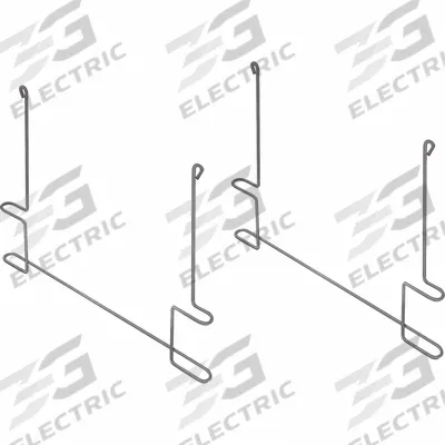 BUYERS PRODUCTS Anti-Sail Brackets: Steel, 26 3/4 in Overall Wd, 21 in Overall Ht - Fleet and Vehicle Maintenance