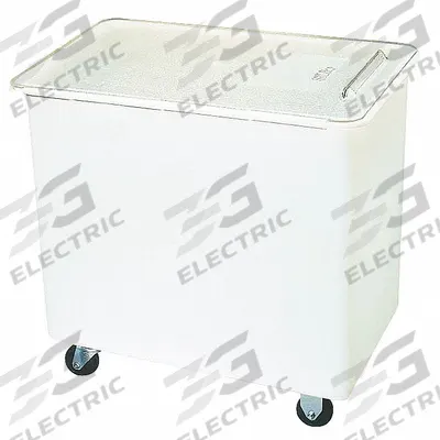 CARLISLE Ingredient Bin w/Sliding Lid: 144 qt Capacity, White, 28 1/4 in Overall Ht - Bulk Ingredient Bins