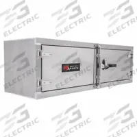 HD RAMPS Underbody Truck Box: Underbody Truck Box, Double Barn Doors Door, 18 in Overall Dp, Silver (MPN TC-181860). Key specifications — Color: Silver; Brand: HD RAMPS; Lock Type: Padlockable.