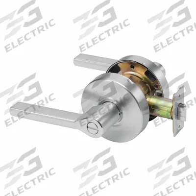 ASSA ABLOY ACCENTRA Cylindrical Lockset: Privacy Lever Locksets, Chrome