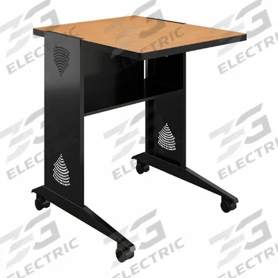 SAFCO Fax/Printer Stand: Black, Laminate/Steel, 30 in Overall Ht, 23 1/2 in Overall Wd - Fax & Printer Stands