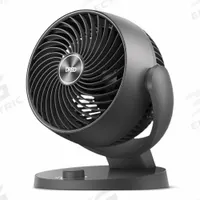 DREO Circulating Fan: 7 in Blade Dia, Non-Oscillating, 853 cfm Airflow, 3 Speeds, Stationary, Open (MPN DR-HAF009). Key specifications — Voltage: 120V AC; Oscillation: Non-Oscillating; Number of Speeds: 3; Power Source: Plug-In; Fan Housing Material: Plastic; Brand: DREO.