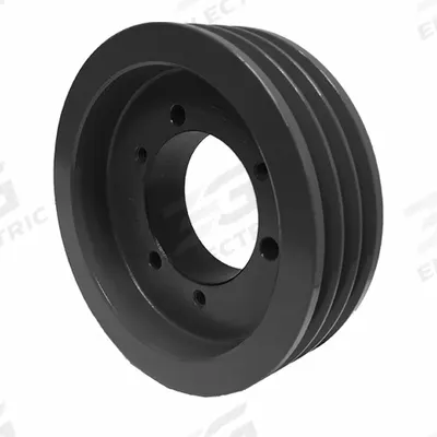 APPROVED VENDOR V-Belt Sheave: 33V365SH, 3 Groove, 3.65 in OD, Bushed Bore - Bushed-Bore Cast-Iron V-Belt Pulleys