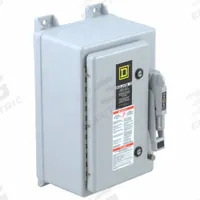 SQUARE D Safety Switch: Non-Fusible, 200 A, Three Phase, 600V AC, Non-Metallic, Indoor/Outdoor (MPN HU364DF). Key specifications — attr867131: SQUARE D.