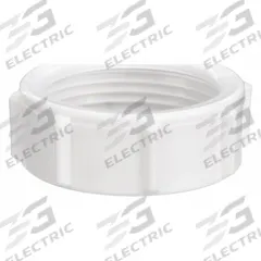 APPROVED VENDOR Nut and Washer: Plastic, White, 1 1/4 in Nominal Pipe Size, Slip, 10 PK (MPN 1PPB6). Key specifications — Includes: (10) 1-1/4 in Washers; Brand: APPROVED VENDOR; Material: Plastic; Connection Type: Slip.