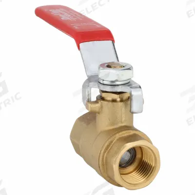 APPROVED VENDOR Manual Two-Way Ball Valve: 3/8 in, Brass, Straight, FIP x FIP - Brass Ball Valves