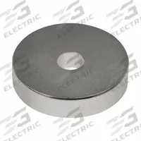 MAG-MATE Rare Earth Magnet: Neodymium, 3/4 in Outside Dia, 0.125 in Thick, Ring Magnet, 42 (MPN CMP751212P2N42). Key specifications — Color: Silver; Max Pull Force: 16.3 lbf.