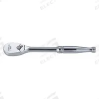 WESTWARD Hand Ratchet: Pear, Reversible, 11 in Overall Lg, Chrome, 4.3° Min Arc Swing (MPN 53YV78). Key specifications — attr1205598: Reversible; attr1205605: Quick-Release Not Included; attr1205626: Chrome; attr1205607: Pear; attr1205624: WESTWARD.
