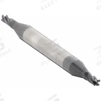OSG Square End Mill: Carbide, TiAlN Coated, Double End, 4 Flute, 3/64" Mill Dia, 3/32" LOC (MPN 424-046911)