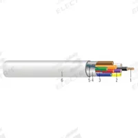 SOUTHWIRE Multi-Conductor Security Cable: 1,000 ft Cable Lg, 7 Strands, 18 AWG, Plenum, Comm Cable (MPN P40032-1A). Key specifications — Application: Broadcast Systems; Fire Rating: Plenum; Insulation Material: PVC; Jacket Material: PVC; Manufacturer Part Number: P40032-1A; Product Type: Communication Cable; Shielding Material: Aluminum Foil; Brand: SOUTHWIRE.