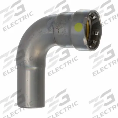 VIEGA MEGAPRESS Crimp Elbow Fitting: 3/4 in Pipe x 3/4 in CTS Size, Press-fit x FTG - Gas Steel Press Pipe Fittings