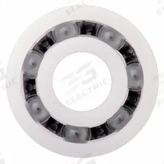 IGUS Polymer Ball Bearing: 6004, Open, 20 mm Bore, 42 mm OD, 12 mm Wd, Polymer Ring, 80°C Max Temp (MPN B6004B1E). Key specifications — System of Measurement: Metric; Bearing Industry Number: 6004.