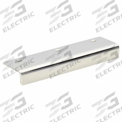 SUGATSUNE Pull Handle: Threaded Holes, Stainless Steel, Silver, 3.1 mm x 20 mm Screw Size - Edge Pull Handles