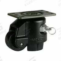 FOOT MASTER Plate Caster: Nylon Tread, 50 mm Wheel Dia, 82 mm Mounting Ht, 551 lb Load Capacity (MPN GDR-60F-BLK-PUS). Key specifications — Brand: FOOT MASTER; Frame Color: White.