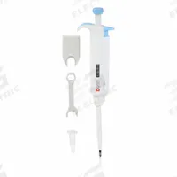 DLAB Single-Channel Pipettor: 2.5 ul Capacity - Max, 0.05 ul Volume Increments, Manual Adj Volume (MPN 61TA78). Key specifications — Color: White; Brand: DLAB; Pipetter Type: Manual Adjustable Volume; Product Type: Single-Channel Pipettor.
