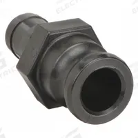 Cam and Groove Adapter: 1 in Coupling Size, 1 in Hose Fitting Size, 3 5/8 in Overall Lg, EPDM (MPN 100E). Key specifications — Gasket Material: EPDM; Brand: BANJO; Fitting Type: Male Hose Shank.