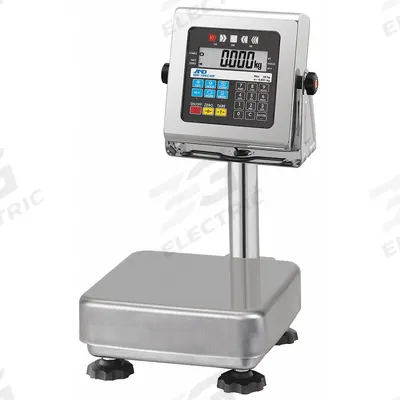 A&D WEIGHING Food Scale: 9 7/8 in Weighing Surface Dp, 9 7/8 in Weighing Surface Wd - Food Scales