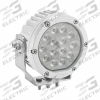 MAXXIMA Vehicle Work Light: Round, Flood, LED, Bolt, DT06 Pigtail, Integrated Deutsch-Style DT04 (MPN MWL-511). Key specifications — Housing Color: White; Brand: MAXXIMA; Mount Type: Bolt; Electrical Connection: DT06 Pigtail, Integrated Deutsch-Style DT04; Installation Type: Removable.