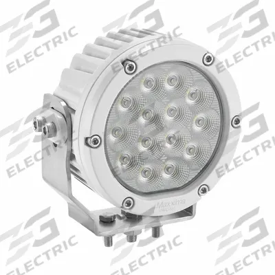 MAXXIMA Vehicle Work Light: Round, Flood, LED, Bolt, DT06 Pigtail - Vehicle Floodlights
