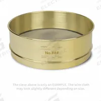 ADVANTECH Standard Stainless Steel Cloth Test Sieve: Stainless Steel, 12 in Outside Dia, 4 1/4 in Ht (MPN 4"BS12F). Key specifications — Screen Material: Stainless Steel; Brand: ADVANTECH; Frame Material: Brass; Standards: ASTM E11; US Standard Screen Size: 4 in.