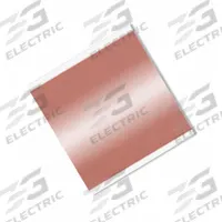 3M Conductive Electrical Tape: Square, 2 in x 2 in, 3.5 mil Thick, 600 V Volt Rating, Copper Foil (MPN 1125)