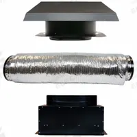 Whole House Fan: Roof Mount, 22 in Blade, 3,543 cfm Max., 2,771 sq ft Coverage, Low Noise, 3 Speeds (MPN RM WHF-4.0-DB). Key specifications — Mounting Location: Roof; Quiet Design: Yes; Speed Controllable: Yes; Rough Opening Type: Square; Brand: QUIETCOOL; For High-Static Pressure Applications: Yes; High-Efficiency Motor: Yes; Nameplate Voltage: 120V AC.