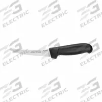 DEXTER RUSSELL Boning Knife: Curved/Semi-Flex, 5 in Overall Lg, Steel Blade, Poly/Nylon Blend Handle (MPN 27243). Key specifications — Sub-brand: Pro Dex; Brand: DEXTER RUSSELL; Blade Material: Steel; Blade Type: Curved; Handle Color: Black; Handle Material: Poly/Nylon Blend; Knife Type: Boning Knife; NSF Certified: No.