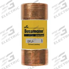 BUSSMANN Fuse: DFJ Series, Class J, Cylindrical Body, Fast-Acting, 45 A, 600 V AC, 450 V DC (MPN DFJ-45). Key specifications — attr1287274: DFJ; attr211200: BUSSMANN.