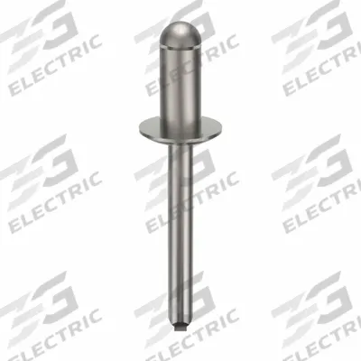 APPROVED VENDOR Blind Rivet,1 44/53" L,1/4" dia,PK100: Inch, 1 53/64 in Overall Lg, 1/2 in Body Lg - Domed-Head Blind Rivets