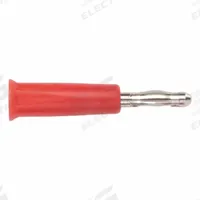 POMONA Banana Plug: 1 3/4 in Lg, 25 A Max Current Measurement, 750 V Max Volt Measurement (MPN 5934-0). Key specifications — Manufacturer Part Number: 5934-0; Body Material: Brass; Brand: POMONA; Color: Black.