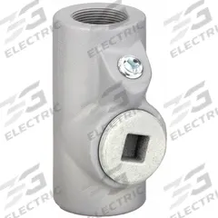 Sealing Fitting - Vertical and Horizontal: Iron, 3 1/2 in Trade Size, Female, 9 3/4 in Overall Lg (MPN EYSEF350). Key specifications — Brand: APPLETON ELECTRIC; Connection Type: Threaded; Thread Gender: Female; Ends - Hazardous Fittings: 3-1/2 in FNPT x 3-1/2 in MNPT; Material: Iron; Hazardous Location Rating: Class II, Division 1 and 2, Groups E, F, G; Thread Type: NPT; Standards: CSA C22.2 No 30.