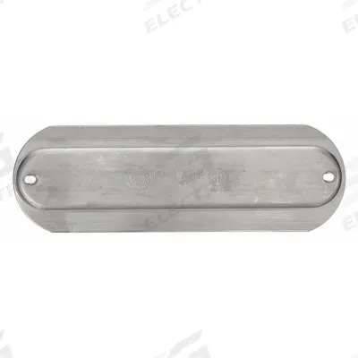 HUBBELL KILLARK Covers for Conduit Access Fitting: Aluminum, O Series, 2 in Trade Size - Covers for Conduit Access Fittings
