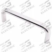 SUGATSUNE Pull Handle: Threaded Holes, Stainless Steel, Silver, M5 Screw Size, 0.551 in (MPN ECH-125/M). Key specifications — Brand: SUGATSUNE; Projection Type: Non-Recessed; Material: Stainless Steel; Finish: Mirror; Color: Silver; Folding Type: Fixed; Mounting Type: Threaded Holes; Screw Size: M5.