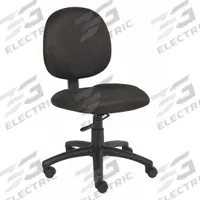 BOSS Office Chair: Black, Fabric Material, 16 1/2 in Back Ht, 20 in Seat Wd, 18 in Seat Dp (MPN B9090-BK). Key specifications — attr982877: Black; attr982913: Yes; attr982865: Black; attr982870: BOSS; attr982901: Black.