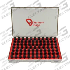 VERMONT GAGE Pin Gauges: No-Go (Minus), 0.9175 in to 1.0005 in, 0.0005 in Dia Increment (MPN 901401000). Key specifications — attr1182478: VERMONT GAGE; attr1182465: ZZ; attr1182466: +/-0.00020 in.