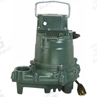 ZOELLER Submersible Sump Pump: 3/10 hp, 115V AC, 34 gpm Flow Rate @ 10' of Head, 1 1/2 in FNPT, Auto (MPN 57-0007). Key specifications — Rated Voltage: 115V AC; Brand: ZOELLER; Switch: Integral Vertical Float.