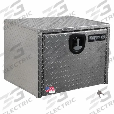 BUYERS PRODUCTS Underbody Truck Box: Underbody Truck Box, Single Drop-Down Door Door, Silver - Single Drop-Down Door Boxes