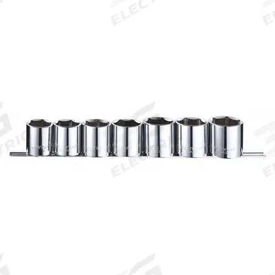 WESTWARD Socket Set: 1/2 in Drive, 7 Piece, 6-Point, SAE - SAE & Metric Socket Sets