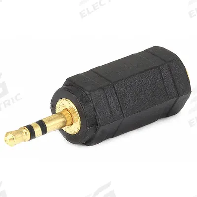 MONOPRICE Audio Adapter: (1) 3.5 mm Stereo Male x (1) 2.5 mm Stereo Female Adapter - Analog & Digital Audio Splitters & Adapters