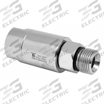 MOSMATIC Rotary Union: Straight, Nickel-Plated C38500 Brass, 1 Passages, 3/8 in Rotating Shaft - Brass Rotating Joints & Unions