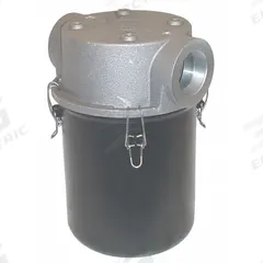 SOLBERG T-Style Inlet Vacuum Filter: 5 micron Rating, 99% Efficiency, 9 in Outside Dia, Carbon Steel (MPN CT-851-200C). Key specifications — attr101190: CT-851-200C; attr101197: 2EPP2; attr101198: VFD6; attr101207: Carbon Steel; attr101193: SOLBERG.