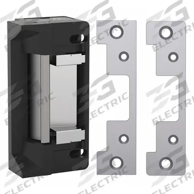 HES Electric Door Strike: 1 1/4 in Wd, 4 7/8 in Ht, Cylindrical - Cylindrical Electric Strikes
