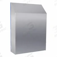 RITTAL Hose-Proof Hood: Food Industry, Silicone/Stainless Steel, 18.9 in x 4.33 in (MPN 3243080). Key specifications — Finish: Painted; Brand: RITTAL; Accessory Type: Hose-Proof Hood; Application: Food Industry; Material: Silicone/Stainless Steel.