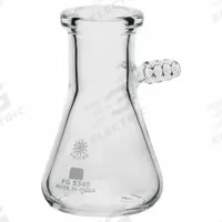APPROVED VENDOR Filtering Flask: 25 mL, Colorless, Round, 3 Compatible with Stopper Size (MPN FG5340-25). Key specifications — Shape: Round; Body Color: Colorless; Brand: APPROVED VENDOR; Compatible with Stopper Size: 3; USP Specification: Type I.